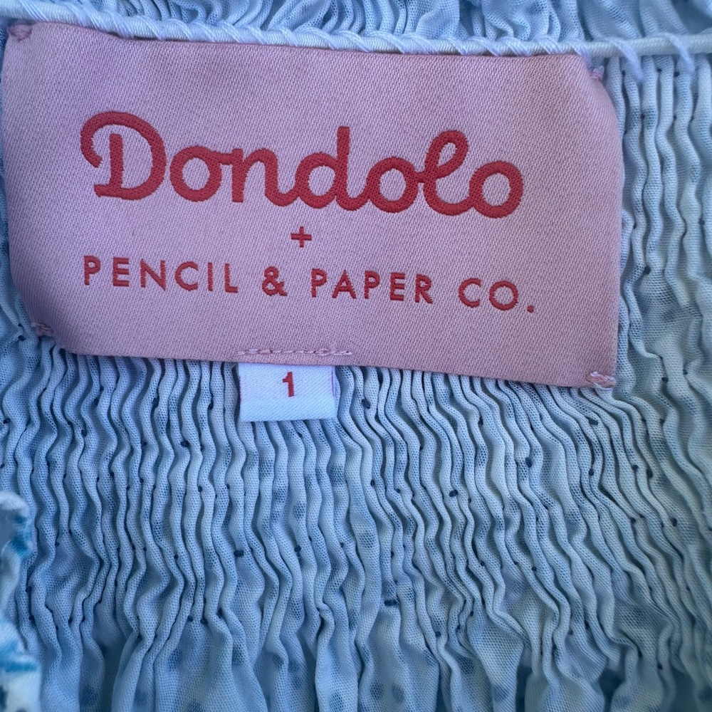 Dondolo x Pencil & Paper Co. Creative Club Women's Ditsy Floral Dress Size 1 - Picture 8 of 10